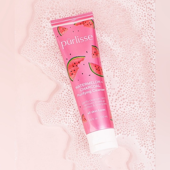 ▪️ 5/$25 Purlisse Watermelon + Charcoal Purifying Cleanser  - 1 oz FOIL SEALED - Picture 2 of 6